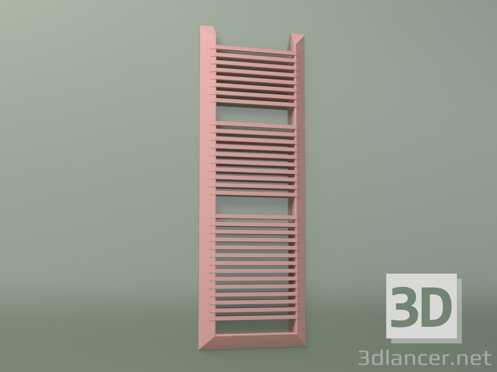 modello 3D Porta asciugamani EVO (1681x588, Rosa - RAL 3015) - anteprima