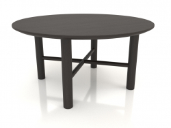 Mesa de centro JT 061 (opción 2) (D=800x400, madera marrón oscuro)