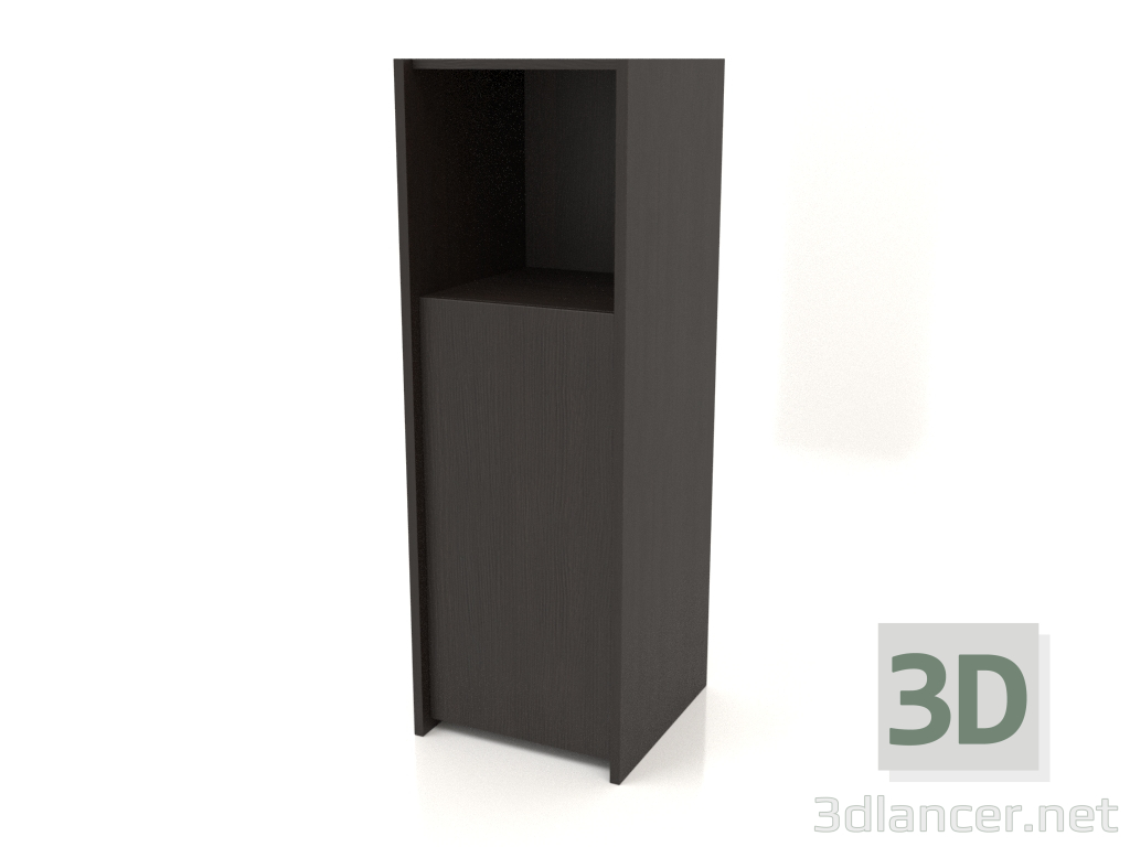 modello 3D Scaffalatura modulare ST 07 (392х409х1144, legno marrone scuro) - anteprima