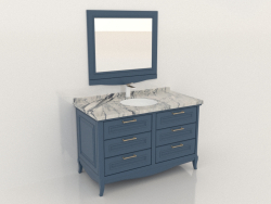 Cabinet in the bathroom with a built-in sink (Ruta)