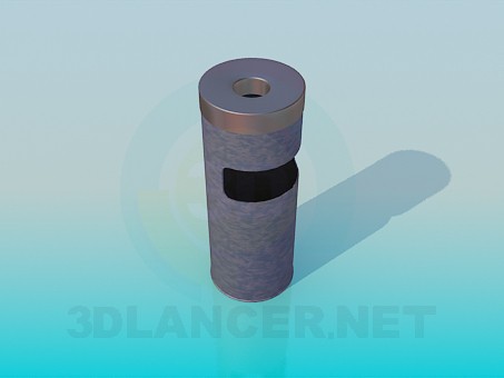 3d model Dustbin - preview 3d model Dustbin - preview