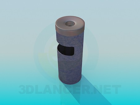 3d model Dustbin - preview 3d model Dustbin - preview