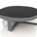 modello 3D Tavolino rotondo Ø90 (DEKTON Domoos, Antracite) - anteprima