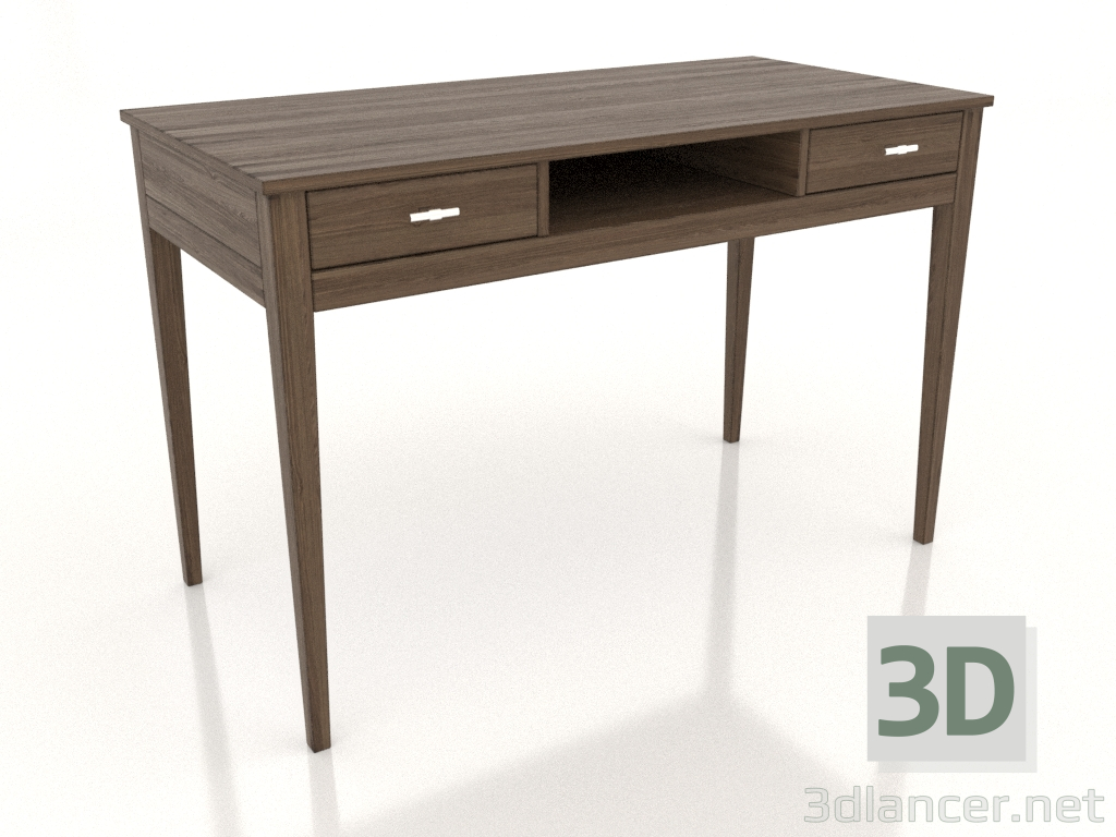 3d model Writing desk 1 1200x600 mm (lightened ash walnut) - preview