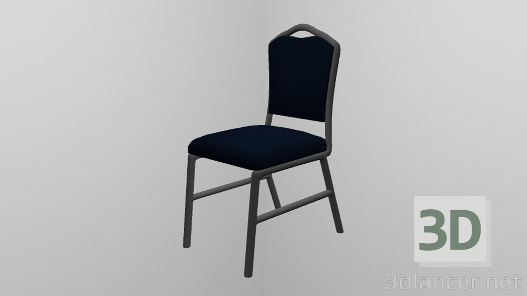 3d model SILLA - vista previa