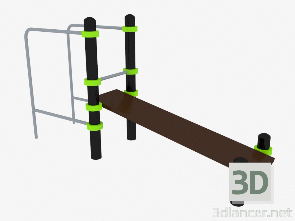 modèle 3D Complexe sportif (W0023) - preview
