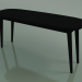 3d model Coffee table oval (247 R, Black) - preview