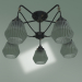 3d model Ceiling chandelier 70078-5 (black) - preview
