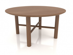 Table basse JT 061 (option 2) (D=800x400, bois brun clair)