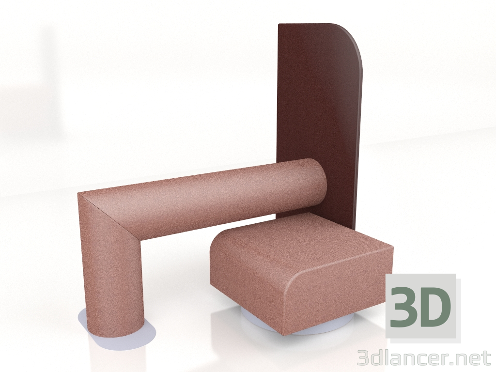 modello 3D Divano Roll RL14 - anteprima