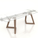 3d model Folding table Eden 160-240 (walnut) - preview