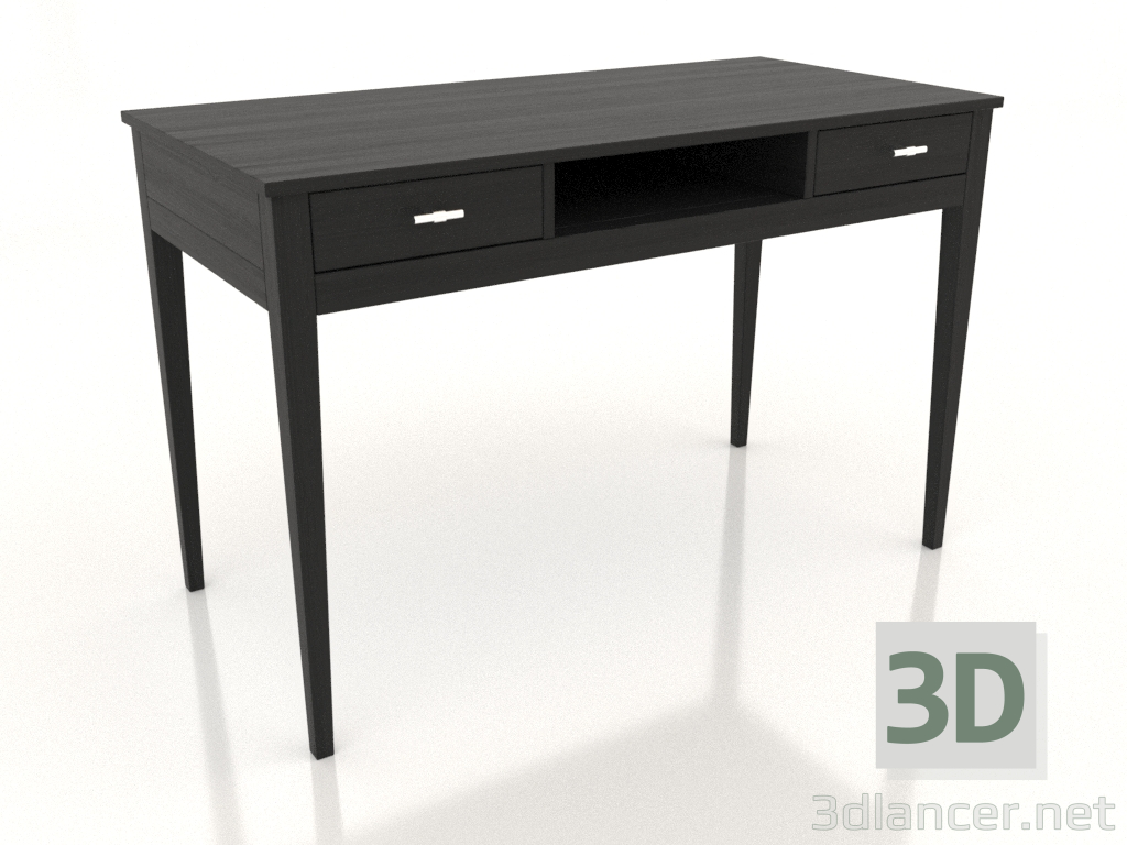 3d model Writing desk 1 1200x600 mm (black RAL 9005) - preview