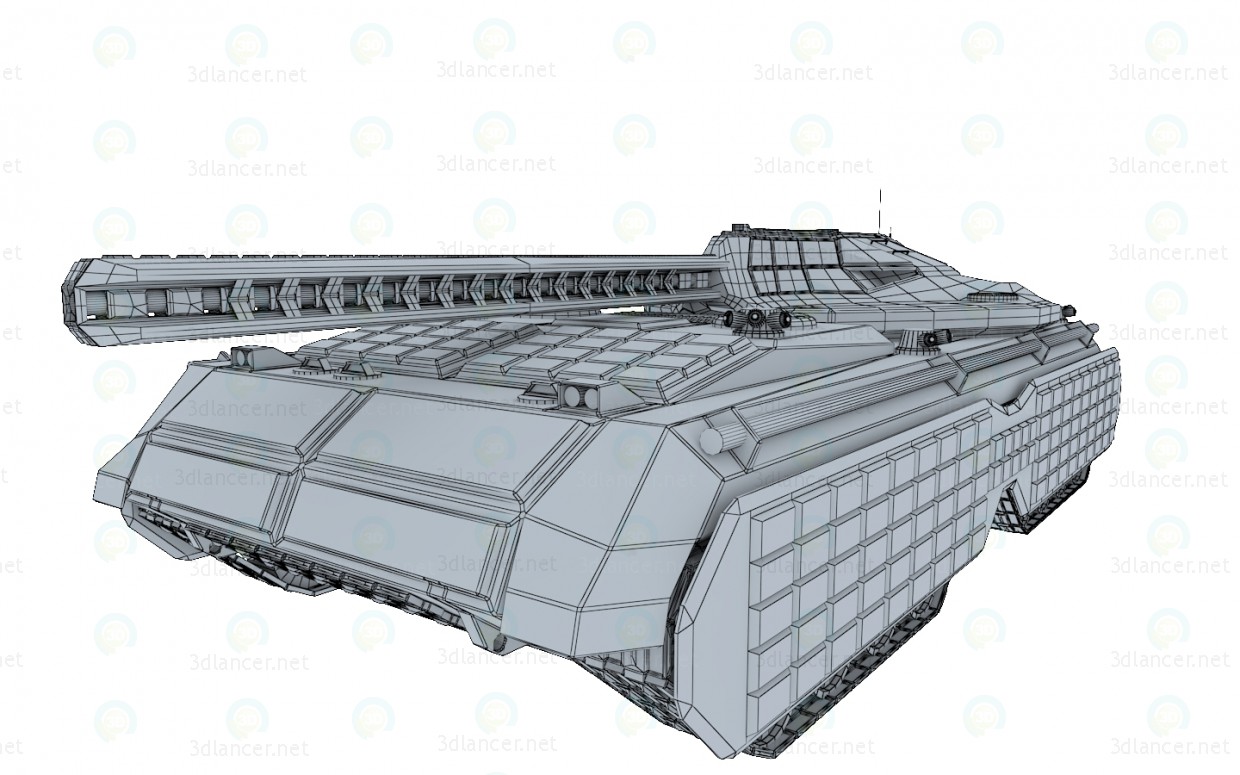 modelo 3D tanque futurista "Marca" - escuchar modelo 3D tanque futurista "Marca" - escuchar