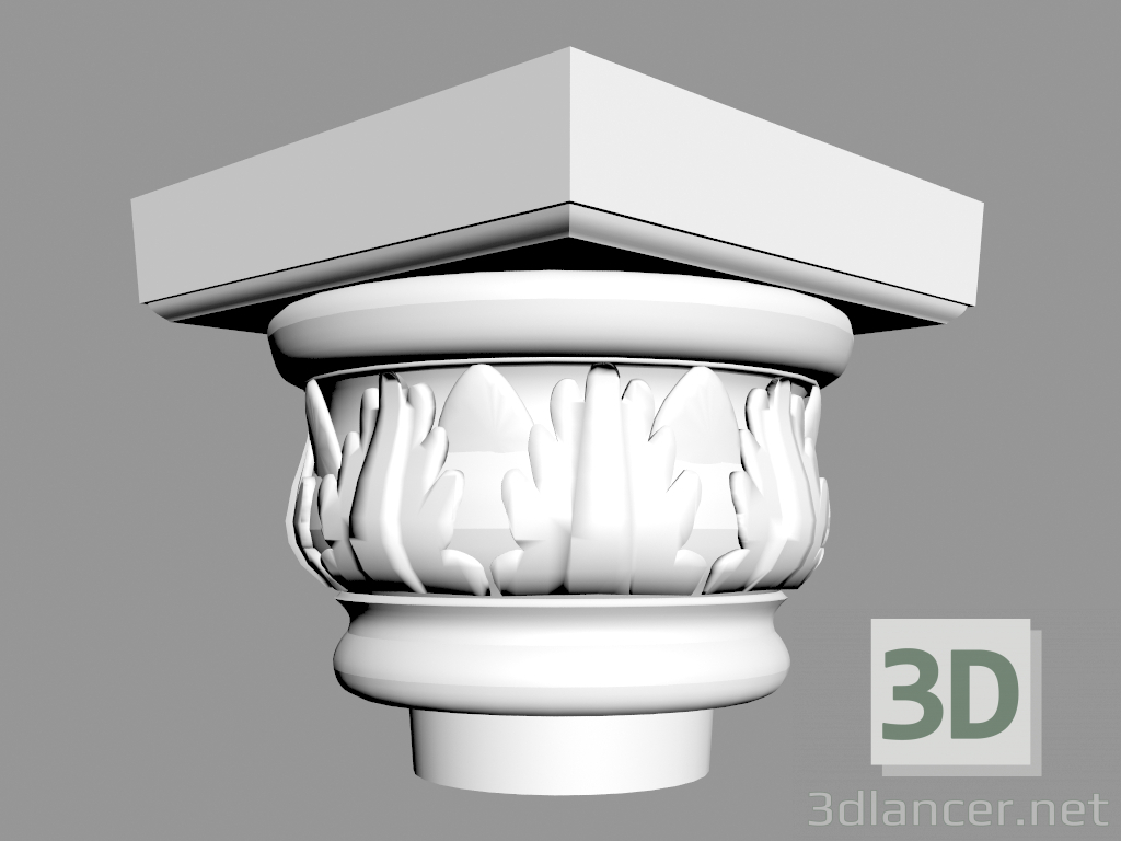 modèle 3D Colonne (capital) L930 (1) - preview