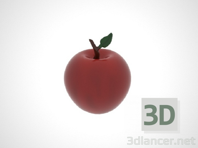 3d model Apple - preview