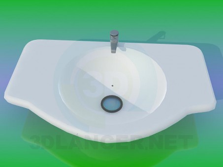 3d model Washbasin - preview 3d model Washbasin - preview