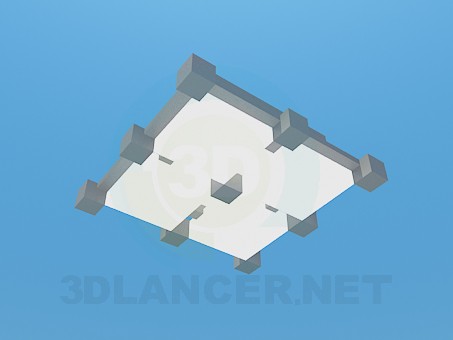 3d модель Светильник в офис – превью 3d модель Светильник в офис – превью