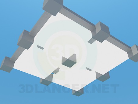 3d модель Светильник в офис – превью 3d модель Светильник в офис – превью