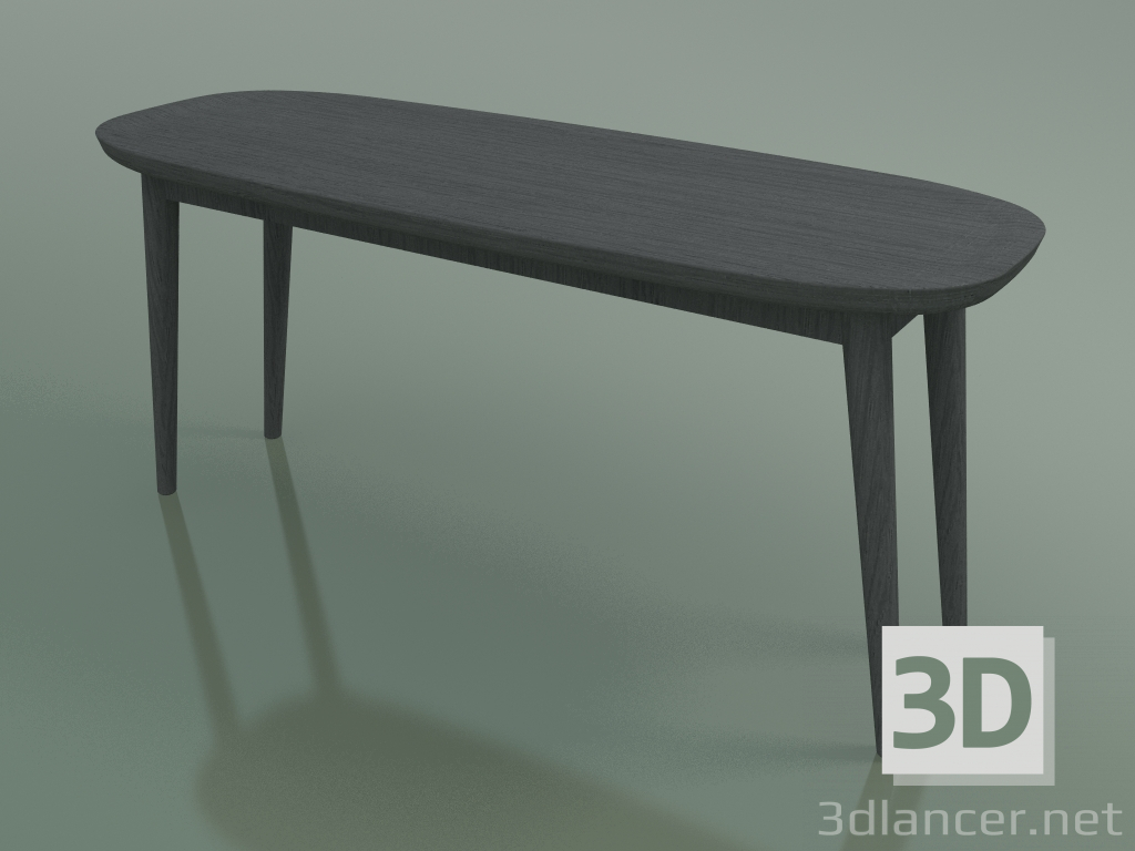 3d model Coffee table oval (247 R, Gray) - preview