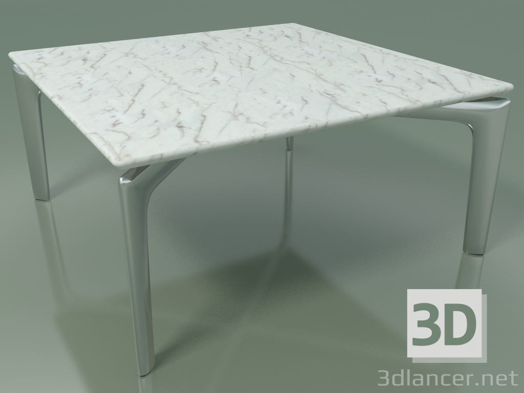 3D Modell Quadratischer Tisch 6716 (H 28,5 - 60 x 60 cm, Marmor, LU1) - Vorschau