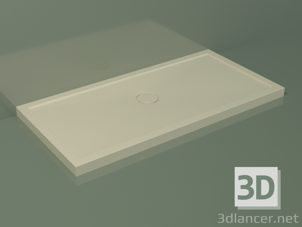3D modeli Duş teknesi Medio (30UM0112, Bone C39, 140x70 cm) - önizleme