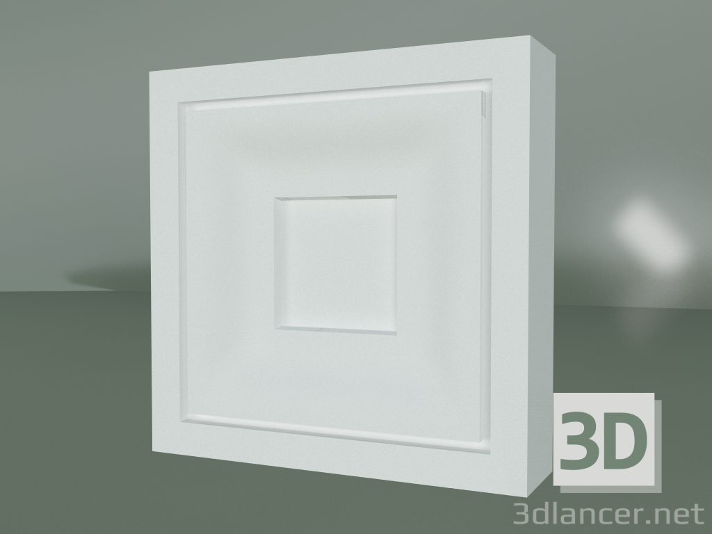 modello 3D Elemento decorativo in stucco ED035-1 - anteprima