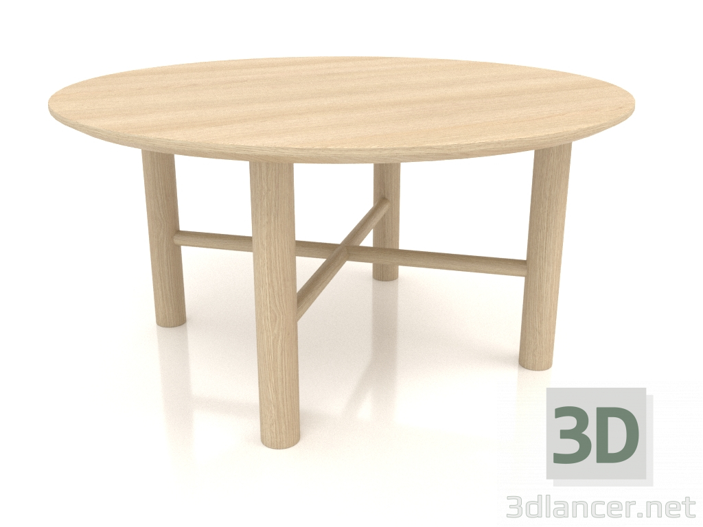 3 डी मॉडल कॉफी टेबल जेटी 061 (विकल्प 2) (डी = 800x400, लकड़ी सफेद) - पूर्वावलोकन