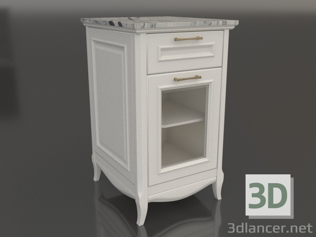 3d model Cabinet with marble top 2 (Estella) - preview