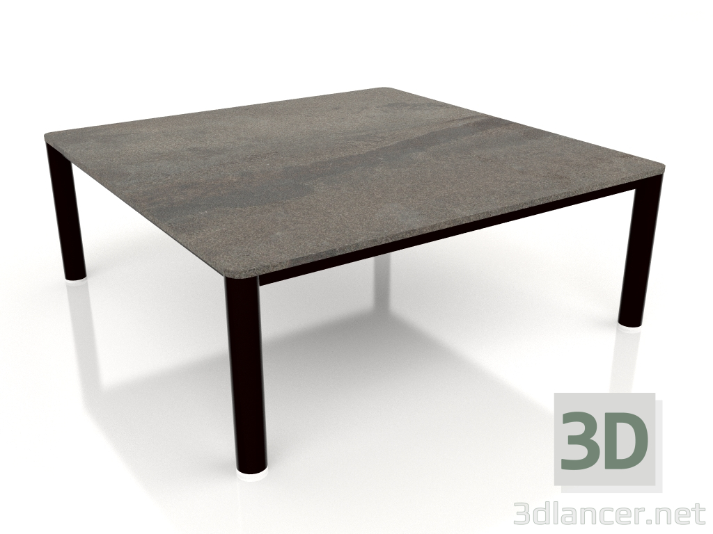 3d model Coffee table 94×94 (Black, DEKTON Radium) - preview