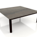 modèle 3D Table basse 94×94 (Noir, DEKTON Radium) - preview