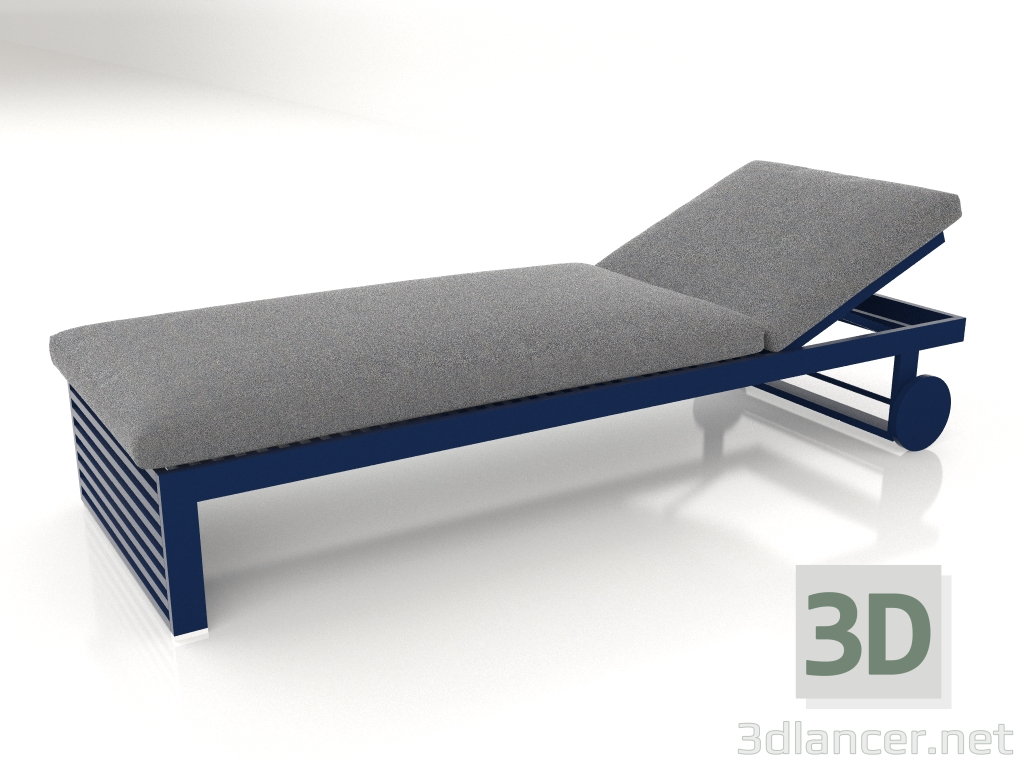 3d model Deckchair (Night blue) - preview
