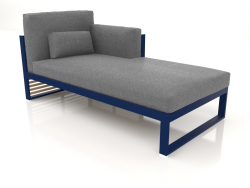 Modular sofa, section 2 right, high back (Night blue)