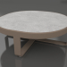 modello 3D Tavolino rotondo Ø90 (DEKTON Kreta, Bronzo) - anteprima