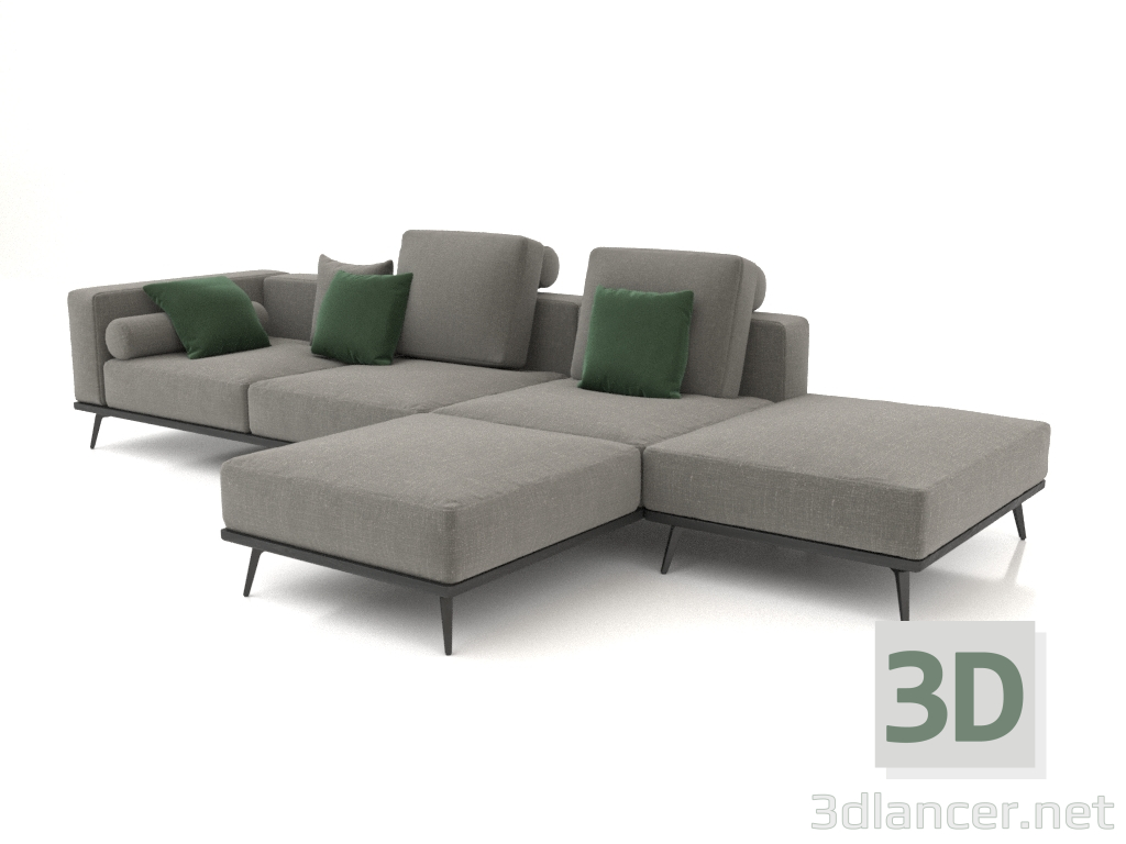 3d model Blokus sofa module (CL 2 BP) - preview