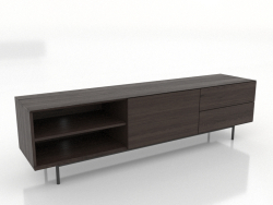 TV cabinet 2 1800 mm (ash walnut)