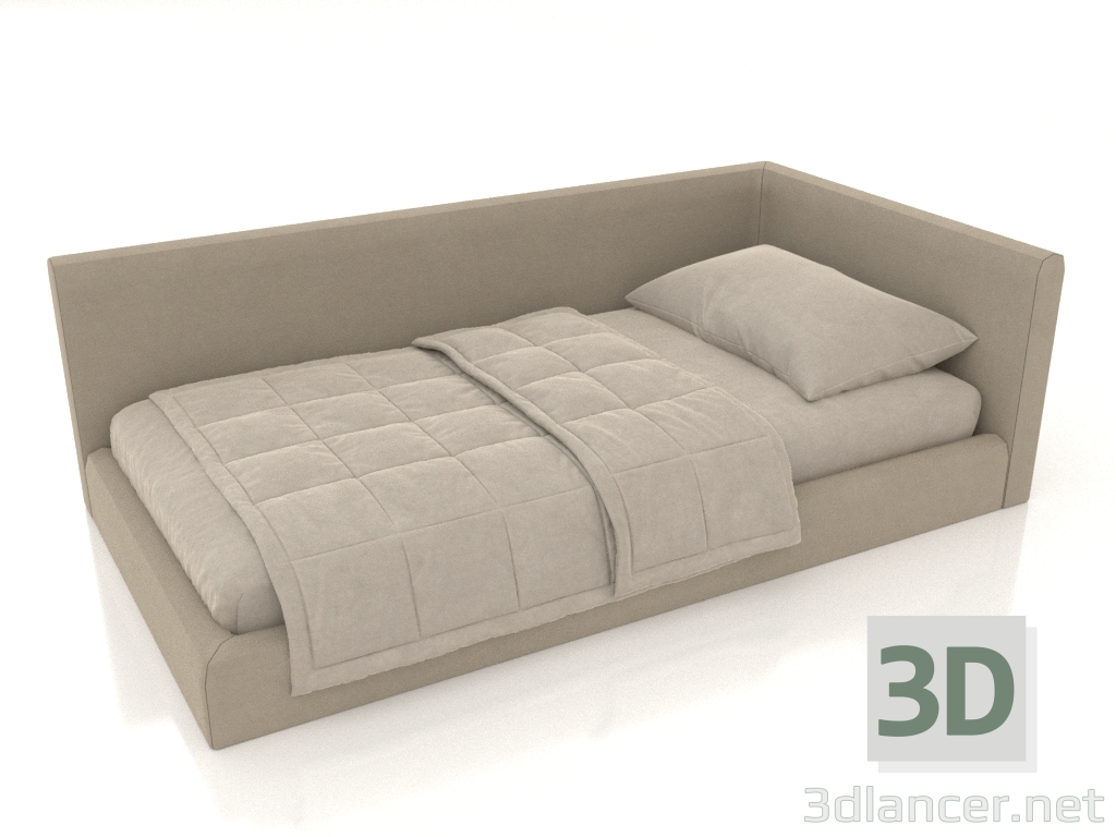 modello 3D Letto per bambini Chiaro 2200x1200x700 mm (opzione 2) - anteprima modello 3D Letto per bambini Chiaro 2200x1200x700 mm (opzione 2) - anteprima