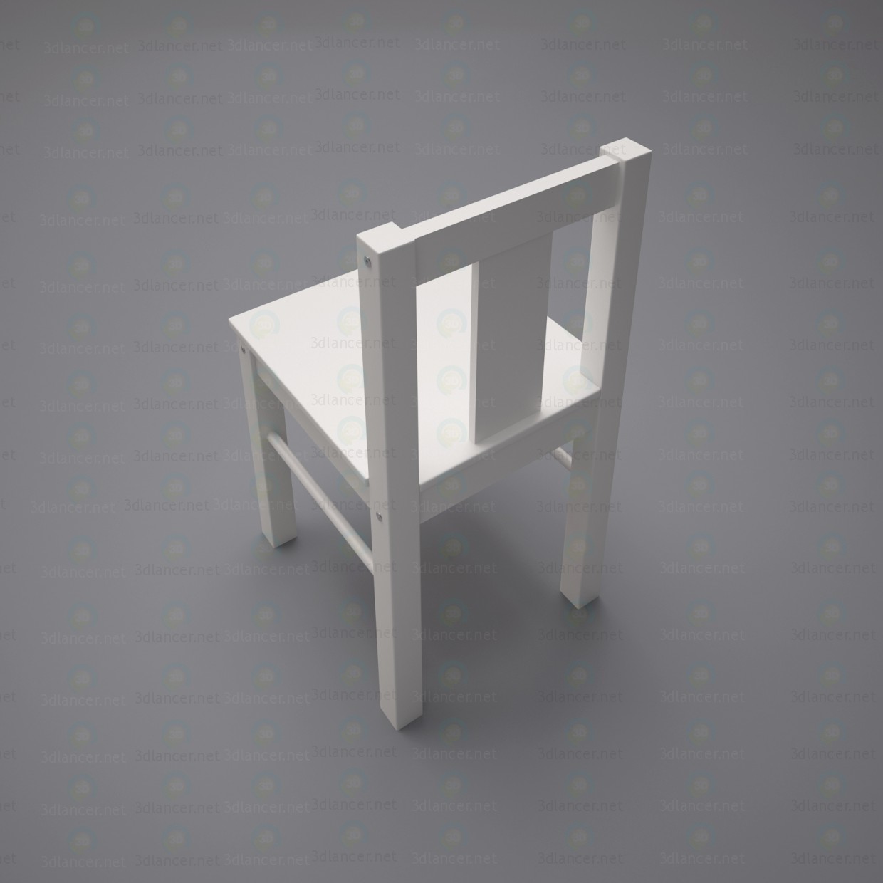 3d model kids chair kritter - preview 3d model kids chair kritter - preview