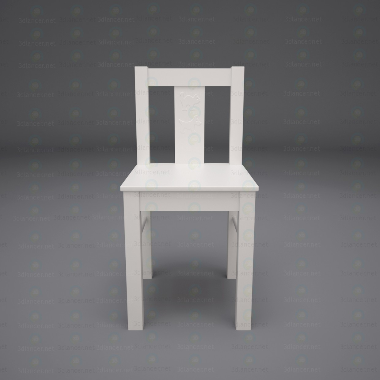 3d model kids chair kritter - preview 3d model kids chair kritter - preview