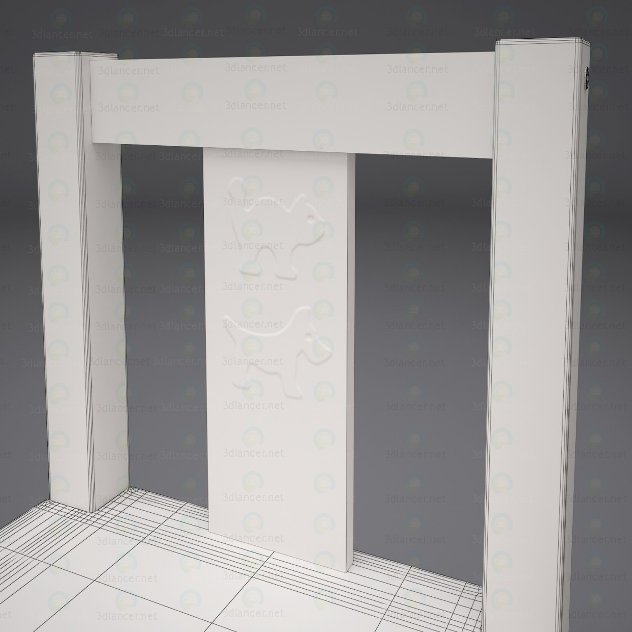 3d model kids chair kritter - preview 3d model kids chair kritter - preview
