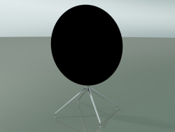 Table ronde 5745 (H 72,5 - Ø79 cm, pliée, Noir, LU1)