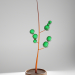 modello 3D albero di vetro - anteprima