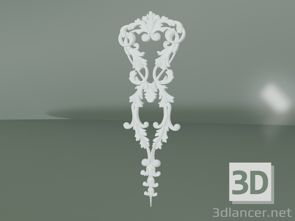modèle 3D Élément de décoration en stuc ED037 - preview