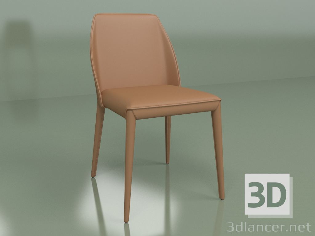 modello 3D Sedia Marko Arancio - anteprima