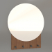 3d model Mirror with hooks ZL 10 (500x600, wood brown light) - preview