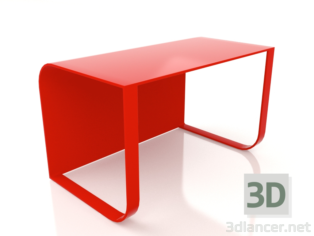 3 डी मॉडल साइड टेबल, मॉडल 2 (लाल) - पूर्वावलोकन