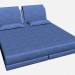 3d модель Подвійний ОЙОС ліжко – превью