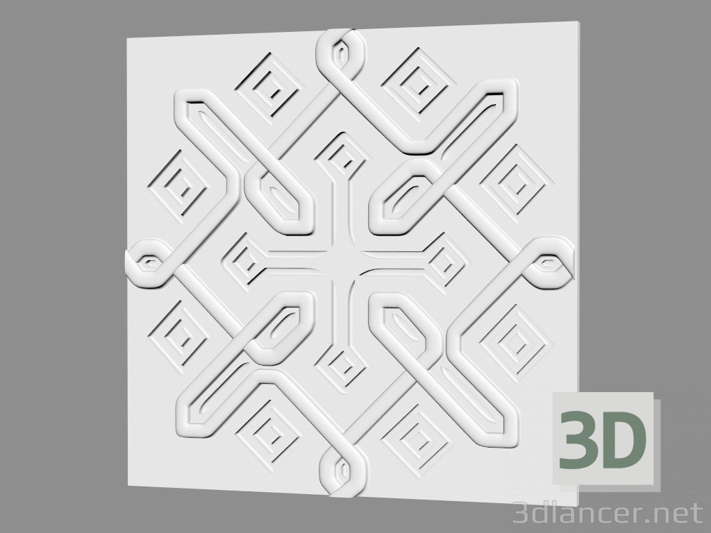 3D Modell Gipsplatte (Art. 129) - Vorschau