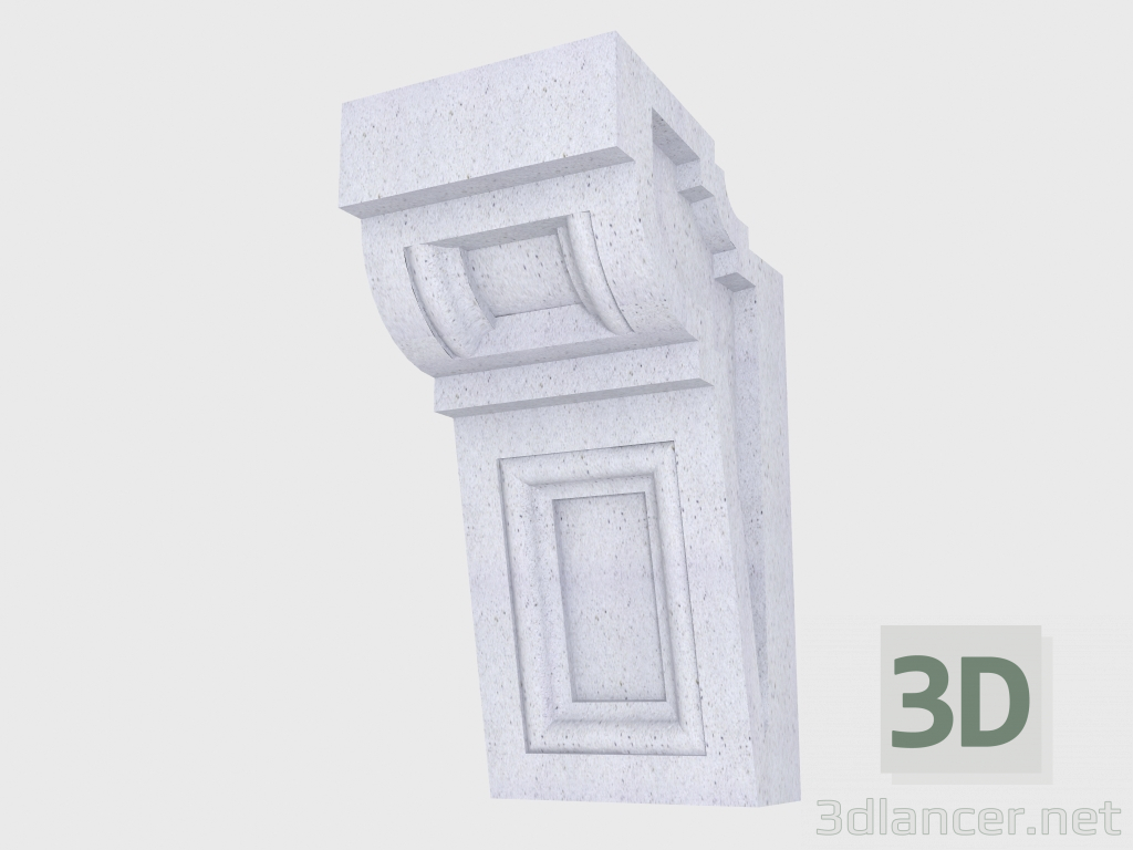 3d model Soporte delantero (FT47F) - vista previa