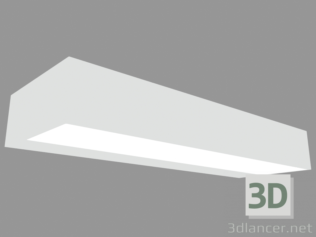 modello 3D Lampada da parete LOOK APPLIQUE SINGLE EMISSION L 290mm (S7250W) - anteprima