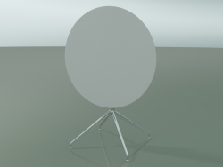 गोल मेज 5745 (एच 72.5 - 5779 सेमी, मुड़ा हुआ, सफेद, LU1)